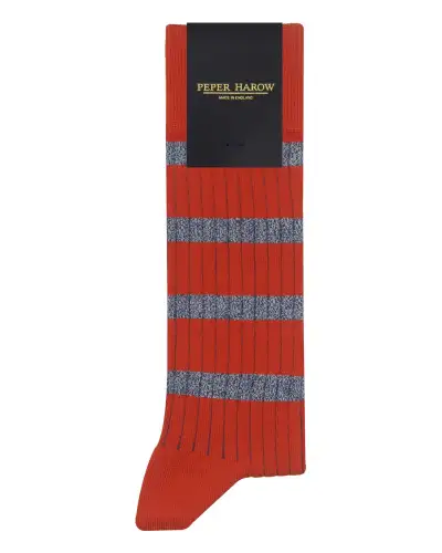 Men PEPER HAROW Old School Mens Socks - Orange £16.00