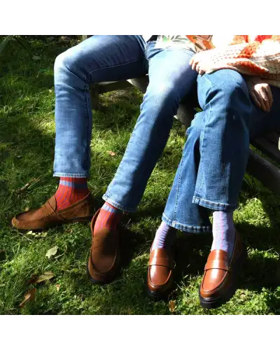 Men PEPER HAROW Old School Mens Socks - Orange £16.00