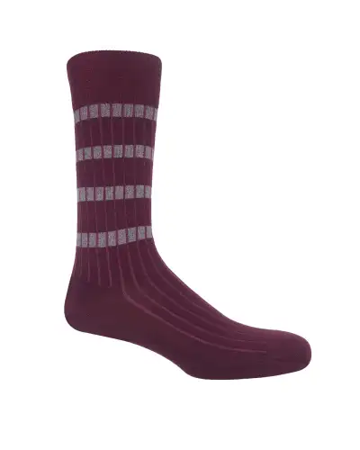 Men PEPER HAROW Old School Mens Socks - Maroon £16.00
