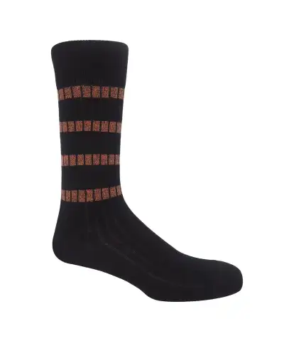 Men PEPER HAROW Old School Mens Socks - Black £16.00