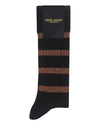 Men PEPER HAROW Old School Mens Socks - Black £16.00