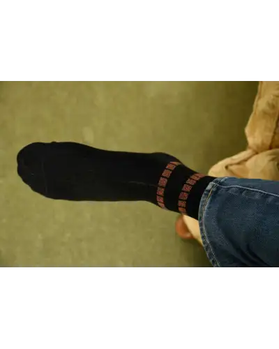 Men PEPER HAROW Old School Mens Socks - Black £16.00