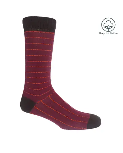 Men PEPER HAROW Dash Mens Socks - Maroon-PH-8557323747502 £14.00