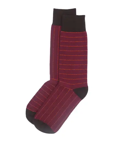Men PEPER HAROW Dash Mens Socks - Maroon-PH-8557323747502 £14.00