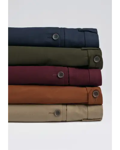 Moleskin Trousers Brook Taverner Regular Fit Kerswell Ginger Cotton Moleskin Trousers £62.00