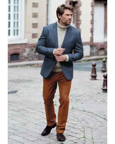 Moleskin Trousers Brook Taverner Regular Fit Kerswell Ginger Cotton Moleskin Trousers £62.00