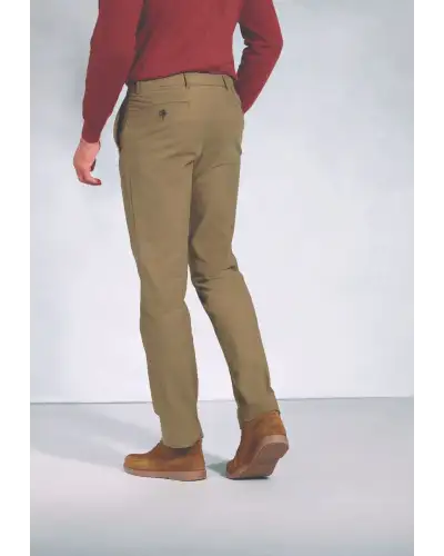 Moleskin Trousers Brook Taverner Regular Fit Kerswell Stone Cotton Moleskin Trousers £62.00