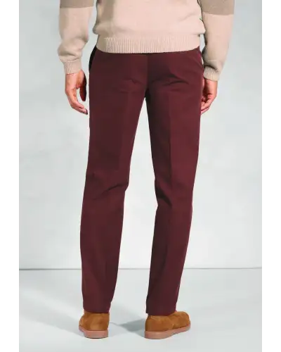 Moleskin Trousers Brook Taverner Regular Fit Kerswell Berry Cotton Moleskin Trousers £62.00