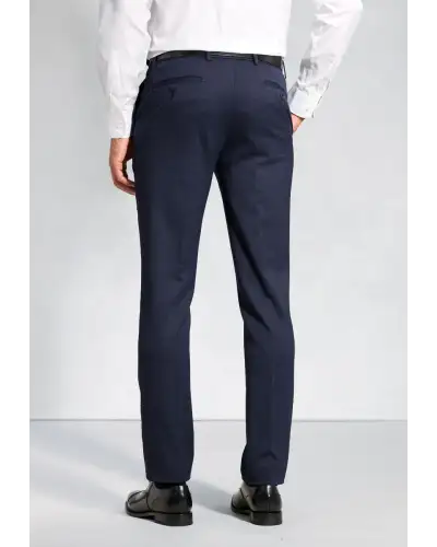 Flannel Trousers Brook Taverner Tailored Fit Olney Airforce Blue Flannel Trousers-BT-8706ET £71.00