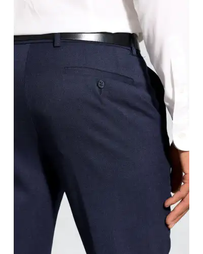 Flannel Trousers Brook Taverner Tailored Fit Olney Airforce Blue Flannel Trousers-BT-8706ET £71.00