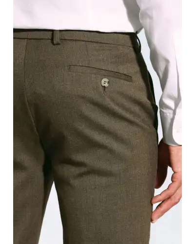 BT-8706B Brook Taverner Regular Fit Olney Olive Flannel Trouser-BT-8706B £71.00