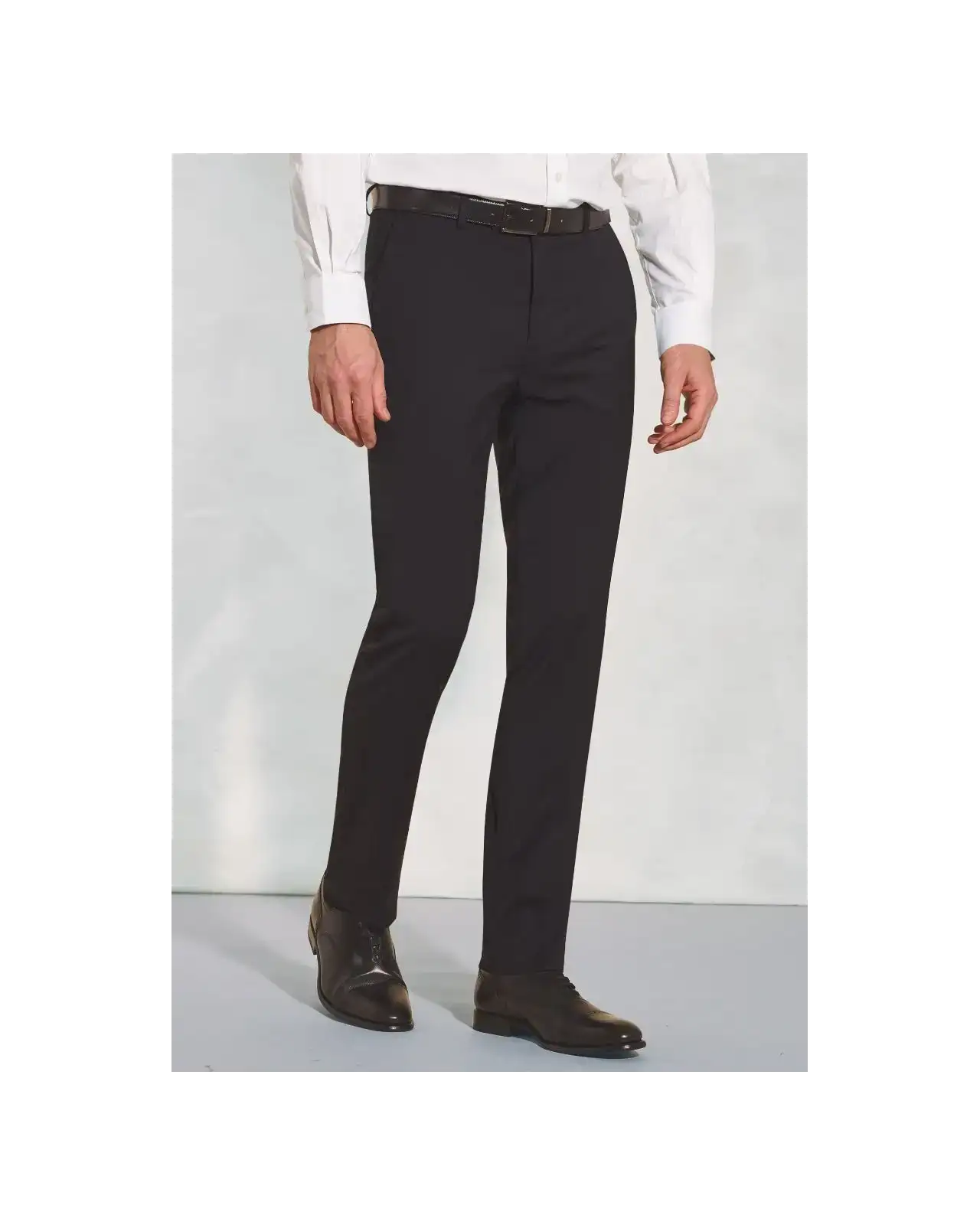 Suits Brook Taverner Tailored Fit Cassino Charcoal Washable Suit Trousers £63.00