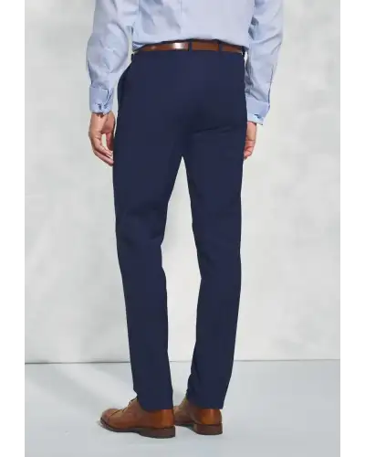 Suits Brook Taverner Tailored Fit Avalino Mid Blue Suit Trousers £63.00