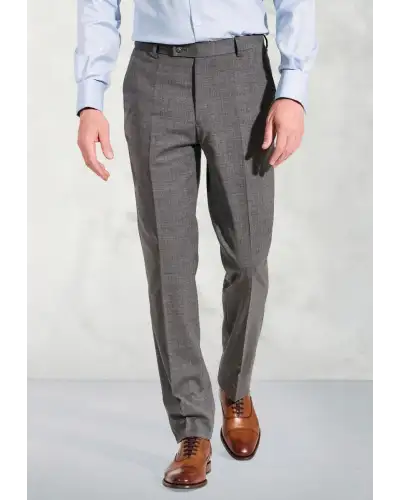 Suits Brook Taverner Tailored Fit Avalino Grey Suit Trousers £63.00