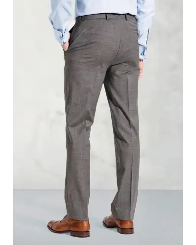 Suits Brook Taverner Tailored Fit Avalino Grey Suit Trousers-BT-8387G £63.00