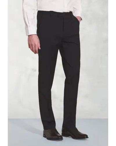 Suits Brook Taverner Tailored Fit Avalino Black Suit Trousers £63.00