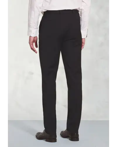 Suits Brook Taverner Tailored Fit Avalino Black Suit Trousers £63.00
