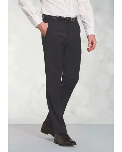 Trousers Brook Taverner Tailored Fit Avalino Charcoal Suit Trousers-BT-8387C £63.00