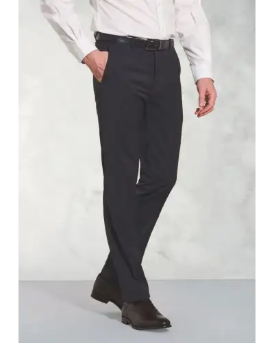 Trousers Brook Taverner Tailored Fit Avalino Charcoal Suit Trousers-BT-8387C £63.00