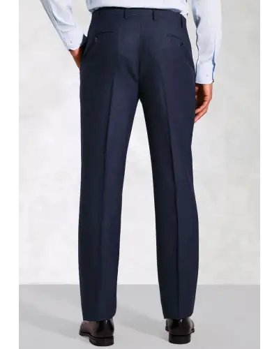 Suit Trousers Brook Taverner Tailored Fit Scott Navy Italian Wool Suit Trousers £135.00