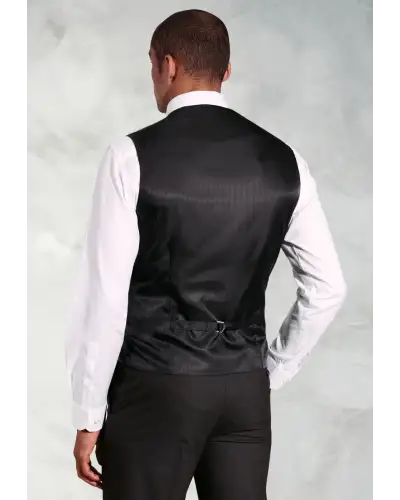 Three Piece Suits Brook Taverner Tailored Fit Charcoal Waistcoat-BT-1539C £44.00