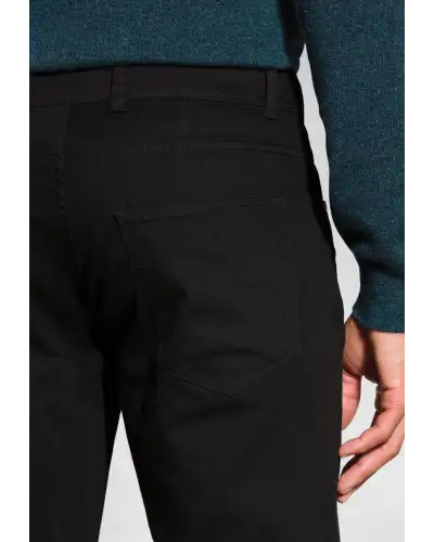 Jeans Brook Taverner Tailored Fit Brunswick Black Stretch Cotton Chinos Jean-BT-8902D £45.00