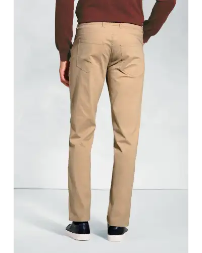 Jeans Brook Taverner Tailored Fit Brunswick Sand Stretch Cotton Chinos Jean-BT-8902B £45.00