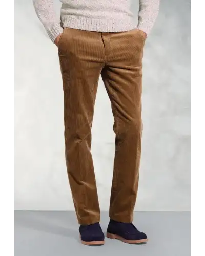 Corduroy Trousers Brook Taverner Regular Fit Ellroy Ginger Corduroy Trouser-BT-8689F £54.00