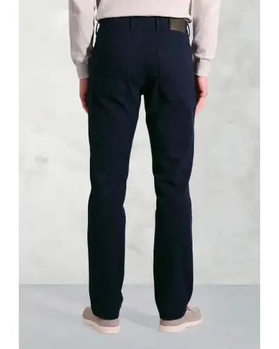 Fit Trousers Brook Taverner Regular Fit Fredericks Navy 5 Pocket Italian Twill Stretch Cotton Trousers £62.00