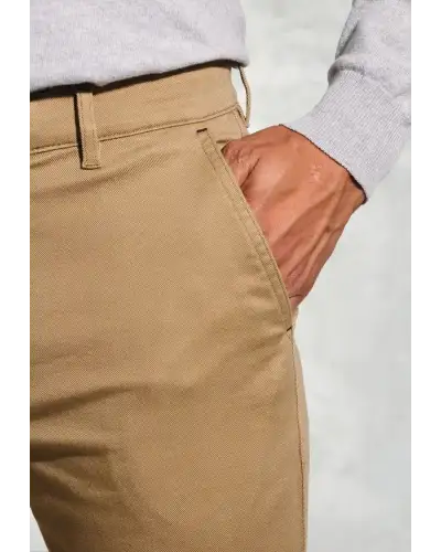 Fit Trousers Brook Taverner Tailored Fit Christie Sand Cavalry Twill Stretch Cotton Trousers £54.00