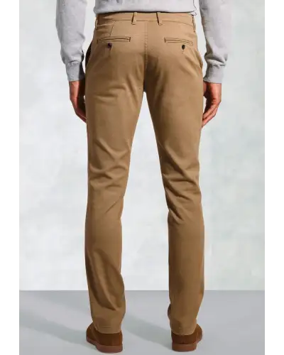 Fit Trousers Brook Taverner Tailored Fit Christie Sand Cavalry Twill Stretch Cotton Trousers £54.00