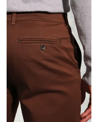 Fit Trousers Brook Taverner Regular Fit Christie Rust Cavalry Twill Stretch Cotton Trousers-BT-8062DR £54.00