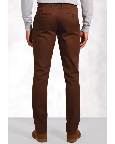 Fit Trousers Brook Taverner Regular Fit Christie Rust Cavalry Twill Stretch Cotton Trousers-BT-8062DR £54.00