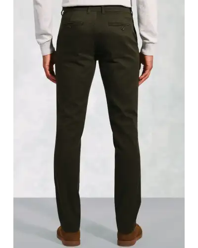Fit Trousers Brook Taverner Tailored Fit Christie Khaki Cavalry Twill Stretch Cotton Trousers £54.00