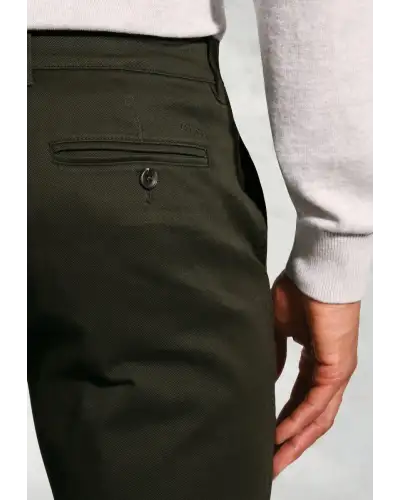 Fit Trousers Brook Taverner Tailored Fit Christie Khaki Cavalry Twill Stretch Cotton Trousers £54.00