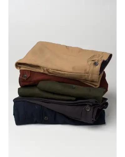 Fit Trousers Brook Taverner Tailored Fit Christie Khaki Cavalry Twill Stretch Cotton Trousers £54.00