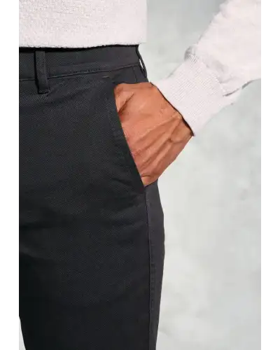 Fit Trousers Brook Taverner Tailored Fit Christie Charcoal Cavalry Twill Stretch Cotton Trousers £54.00