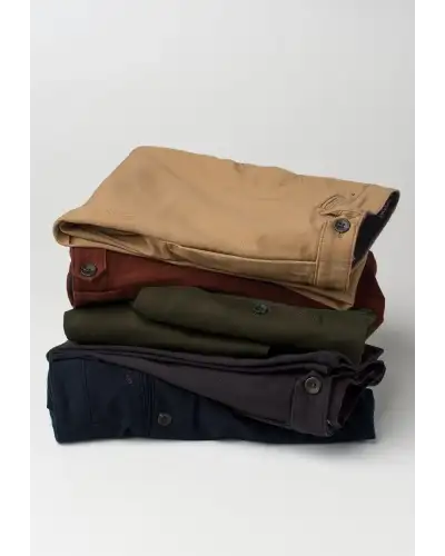 Fit Trousers Brook Taverner Tailored Fit Christie Charcoal Cavalry Twill Stretch Cotton Trousers £54.00