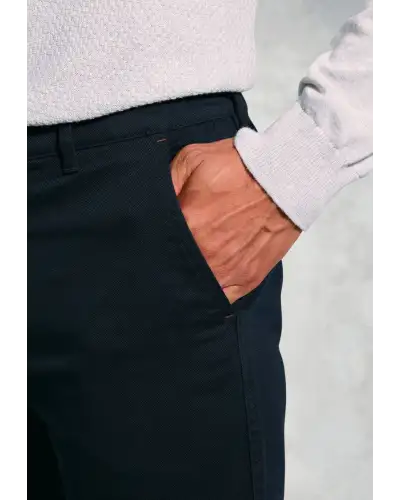 Fit Trousers Brook Taverner Regular Fit Christie Navy Cavalry Twill Stretch Cotton Trousers-BT-8062AR £54.00