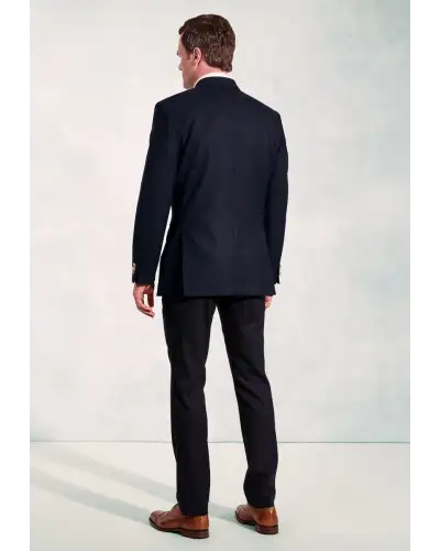 Jackets Brook Taverner Regular Fit Reigate Navy Pure New Wool Double Breasted Blazer £224.00