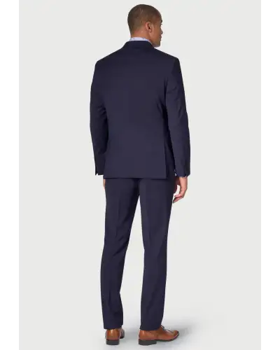 Suit Jackets Brook Taverner Tailored Fit Cassino Mid Blue Washable Suit Jacket-BT-5985H £134.00