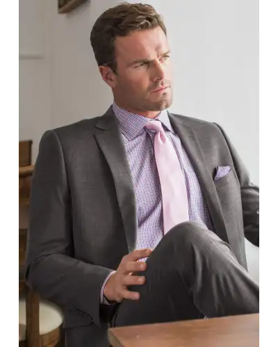 Suit Jackets Brook Taverner Tailored Fit Cassino Grey Washable Suit Jacket £134.00