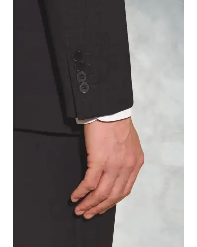 Suit Jackets Brook Taverner Tailored Fit Cassino Charcoal Washable Suit Jacket-BT-5985C £134.00