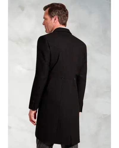 Suit Jackets Brook Taverner Regular Fit Black Pure New Wool Morning Suit Jacket £269.00