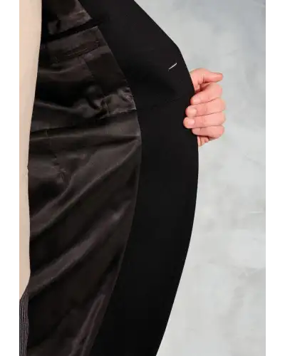 Suit Jackets Brook Taverner Regular Fit Black Pure New Wool Morning Suit Jacket £269.00