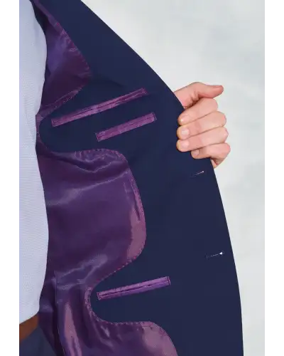 Suit Jackets Brook Taverner Tailored Fit Avalino Mid Blue Suit Jacket £134.00