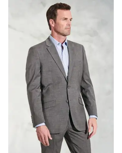 Suit Jackets Brook Taverner Tailored Fit Avalino Grey Suit Jacket-BT-5647G £134.00