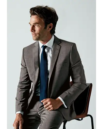 Suit Jackets Brook Taverner Tailored Fit Avalino Grey Suit Jacket-BT-5647G £117.00