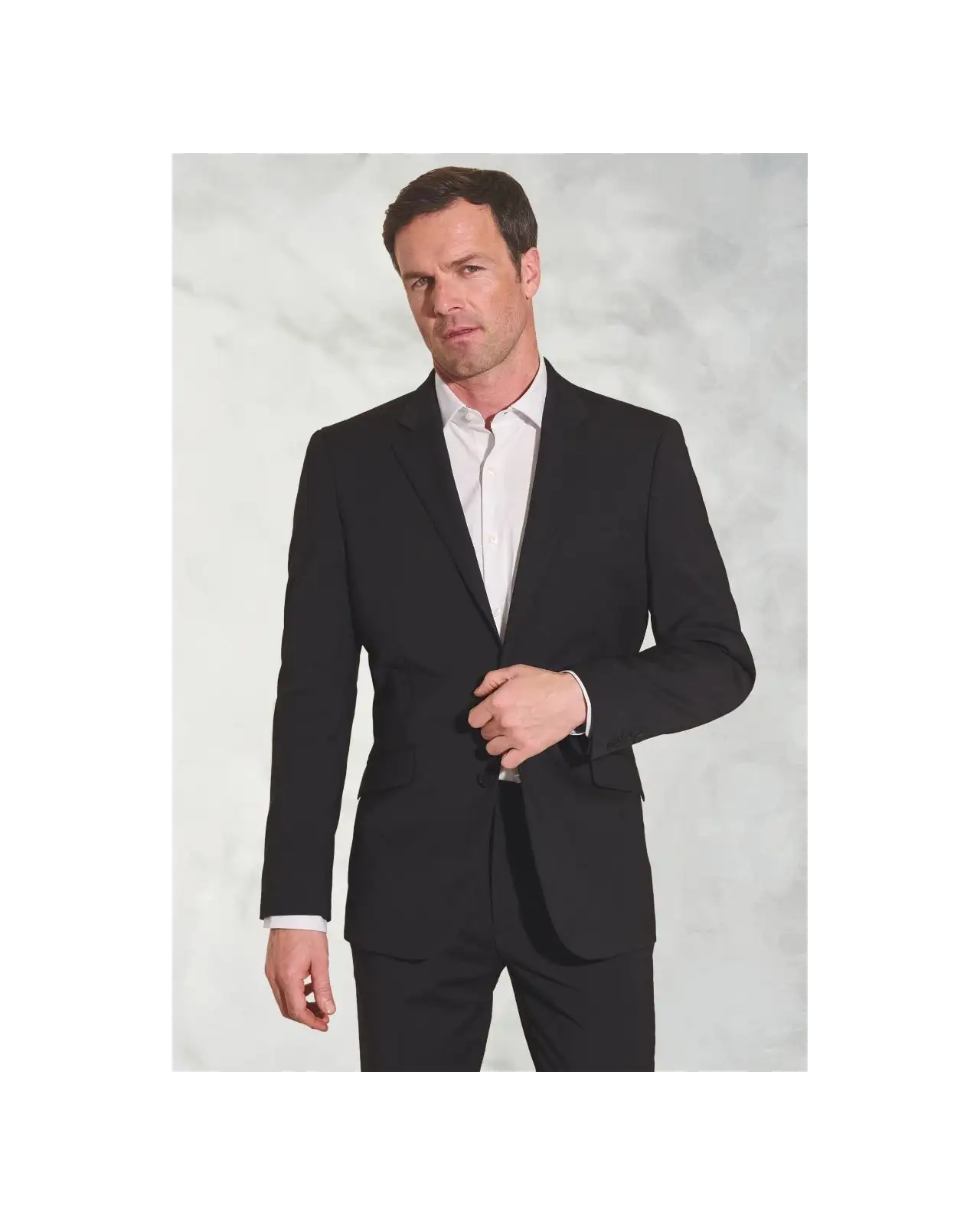 Suit Jackets Brook Taverner Tailored Fit Avalino Black Suit Jacket £134.00