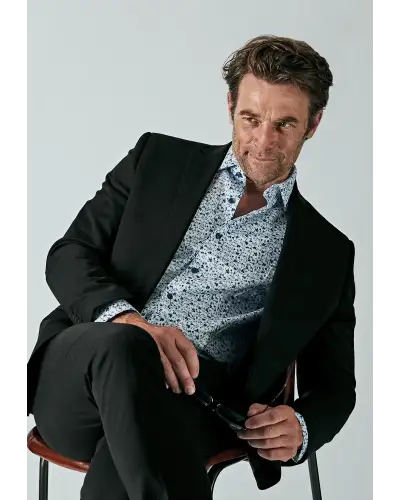 Suit Jackets Brook Taverner Tailored Fit Avalino Black Suit Jacket £134.00